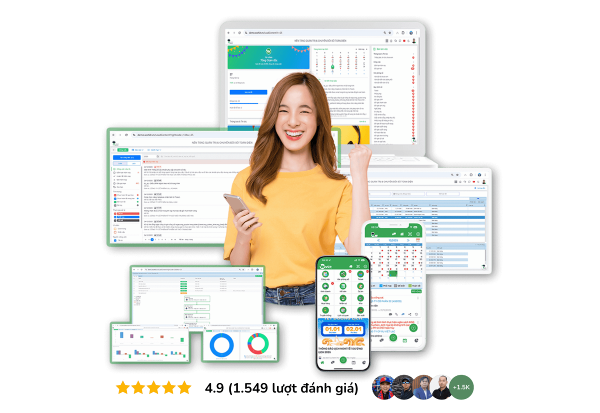 Workit Nền tảng quản trị doanh nghiệp toàn diện