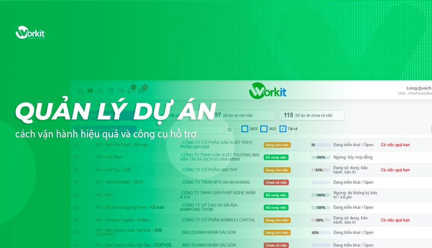 quản lý dự án là gì cách vận hành hiệu quả và công cụ hỗ trợ