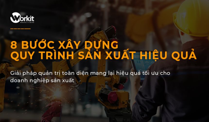 8 Bước Xây Dựng Quy Trình Sản Xuất Hiệu Quả