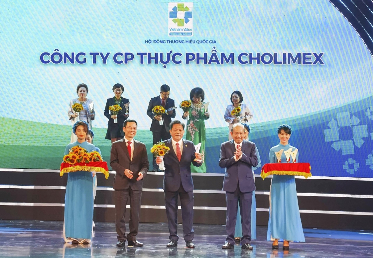 Cholimex Food được vinh danh thương hiệu quốc gia Việt Nam năm 2020