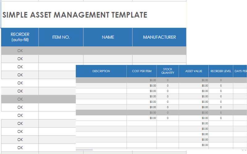 phần mềm quản lý tài sản excel