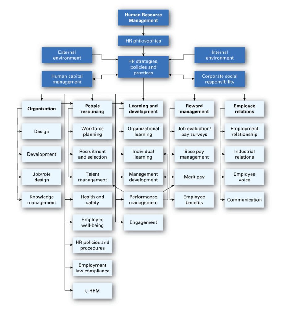 một hệ thống hrm toàn diện bao gồm những gì