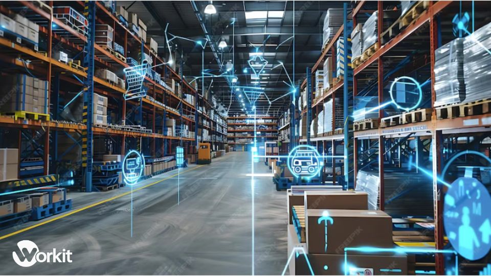 Tích hợp công nghệ AI vfa IOT trong quản lý kho erp