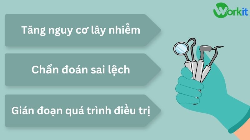 Một số vấn đề nha khoa gặp phải nếu không bảo trì định kỳ