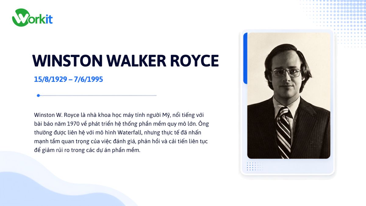 Giới thiệu Winston Walker Royce