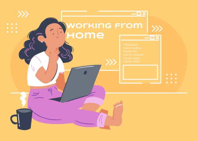 mô hình làm việc từ xa remote và làm việc kết hợp hybrid working